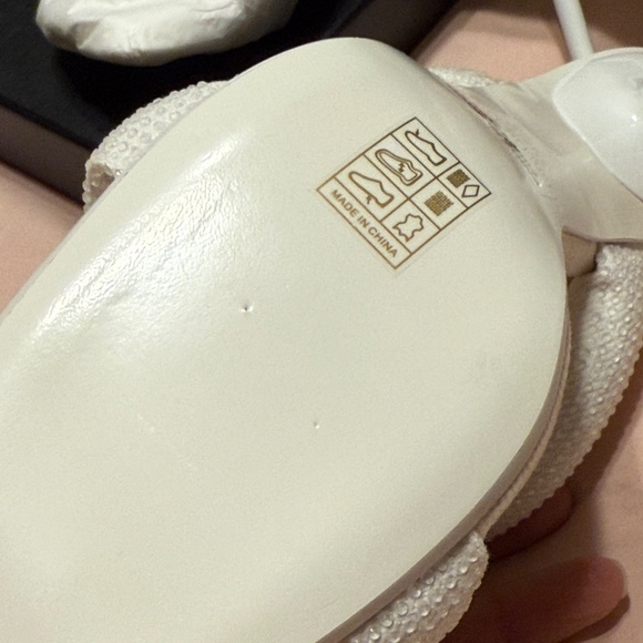 Alexander Wang white Juliet crystal heels (white) - Picture 15 of 15